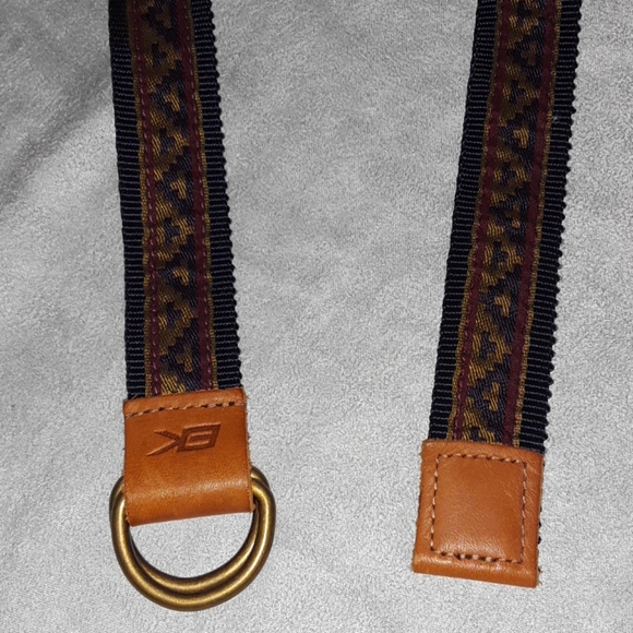 EK D Buckle canvas belt embroidered ribbon - Picture 5 of 5